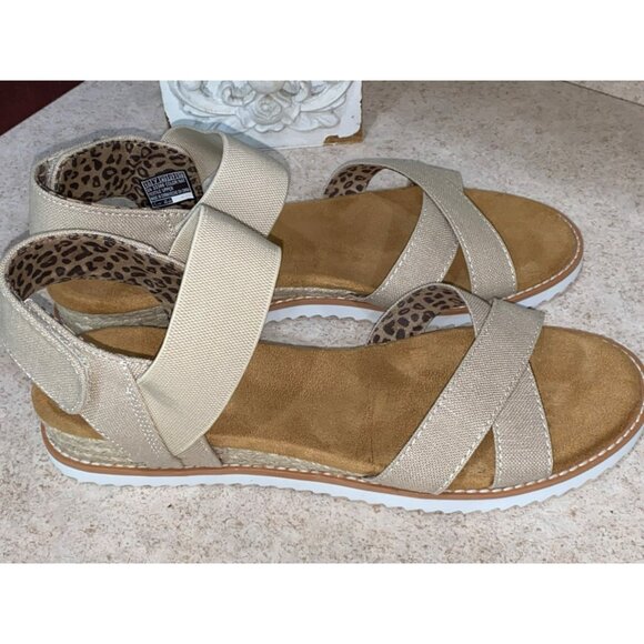 New Skechers BOBS Desert Kiss Sandals - Secret Picnic Size 10 - Picture 7 of 8